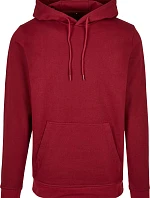 Build your Brand BB 001 Pánská mikina s kapucí 56.B001 burgundy
