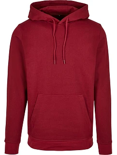 Build your Brand BB 001 Pánská mikina s kapucí 56.B001 burgundy