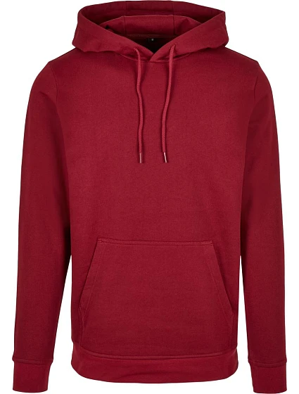 Build your Brand BB 001 Pánská mikina s kapucí 56.B001 burgundy Build your Brand BB 001 Pánská mikina s kapucí 56.B001 burgundy