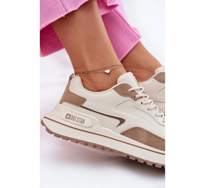 Dámské sneakers Big Star model 21692189 HIPOLY SYSTEM Béžové - Big Star Shoes