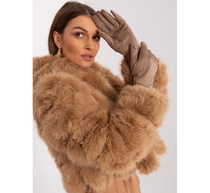 Rukavice AT RK 239507.53P tmavě lila