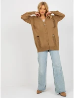 Dámský kardigan LC SW model 18140213 velbloudí - FPrice