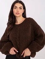 Jumper MI SW 1610.18 tmavě hnědý