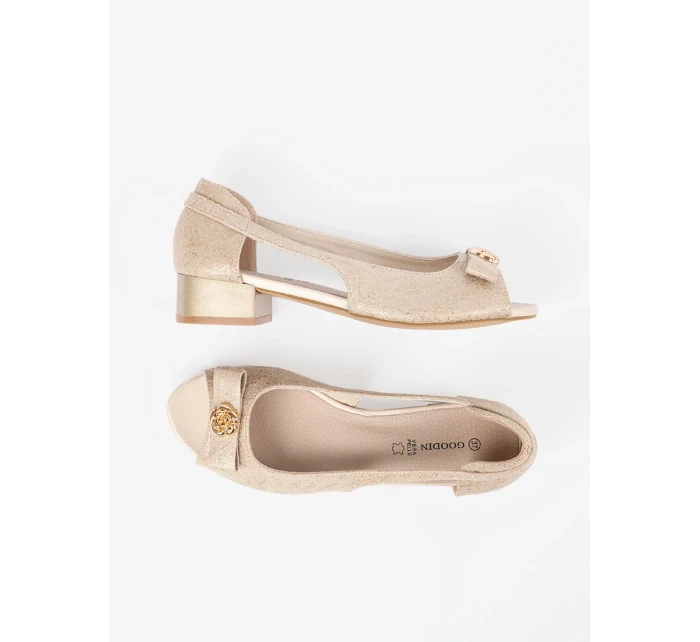 Praktické polobotky zlaté dámské Obcas Praktické polobotky zlaté dámské Obcas