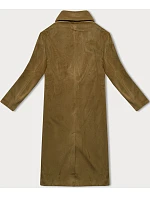 Béžový dámský oversize kabát pro přechodné období model 21248426 - J.STYLE Béžový dámský oversize kabát pro přechodné období model 21248426 - J.STYLE