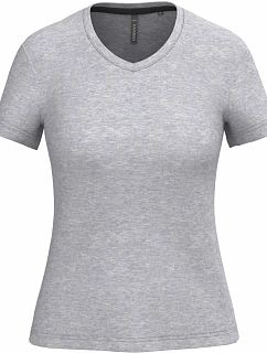 K Dámské tričko s výstřihem do V 20.K oxford grey model 22508208 - Kariban