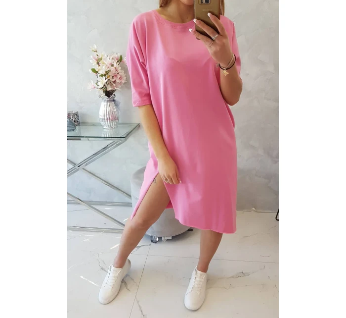 Sukienka oversize jasno różowa Sukienka oversize jasno różowa