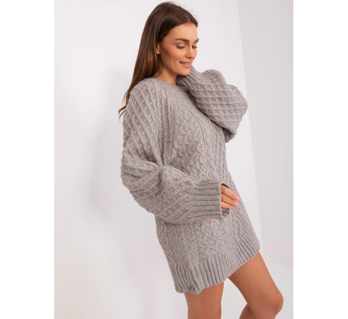 Sweter AT SW  szary model 18884828 - FPrice