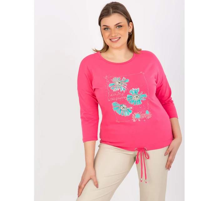 Dámská halenka RV BZ 8457.47P růžová - FPrice Dámská halenka RV BZ 8457.47P růžová - FPrice