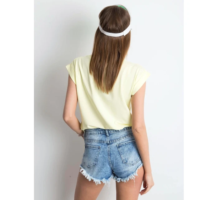 Tričko RV TS 4833.24P jasně žlutá