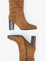 Designové dámské model 21287066 kotníčkové boty na širokém podpatku Designové dámské model 21287066 kotníčkové boty na širokém podpatku