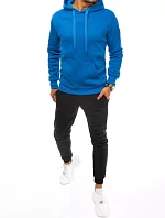 FashionStreet pánská modročerná tepláková souprava AX0645