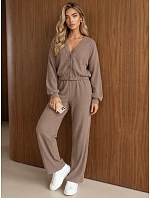 Dámská souprava z kordového úpletu – kardigan a kalhoty Fango FashionStreet AY1242 Dámská souprava z kordového úpletu – kardigan a kalhoty Fango FashionStreet AY1242