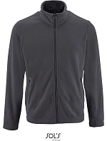 SOL'S Norman Men Pánská fleecová bunda 25.2093 charcoal grey SOL'S Norman Men Pánská fleecová bunda 25.2093 charcoal grey