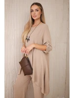 Sada halenky + kalhot s přívěskem kapučíno