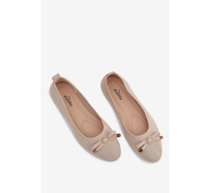 Baleríny s Mašlí Béžové Amelivra