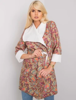 Dámský kabát DHJ PL 6022A.26X kaštanový