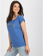 T shirt FA TS 8515.46 ciemny niebieski