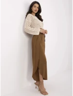 TW SP BI kalhoty model 20969226 světle hnědé - FPrice TW SP BI kalhoty model 20969226 světle hnědé - FPrice