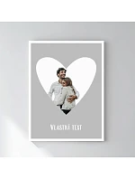 Personalizovaný magický fotoobraz v rámu - 30x40 - výřez fotky na podkladu Personalizovaný magický fotoobraz v rámu - 30x40 - výřez fotky na podkladu