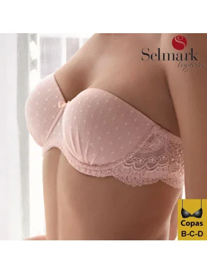 Dámská vyztužená podprsenka Christelle 20116 tělová - Selmark