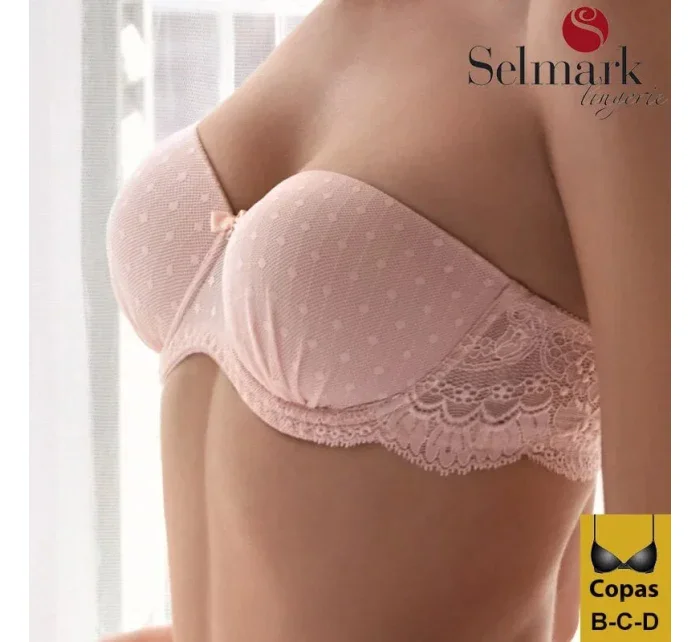 Dámská vyztužená podprsenka Christelle 20116 tělová - Selmark