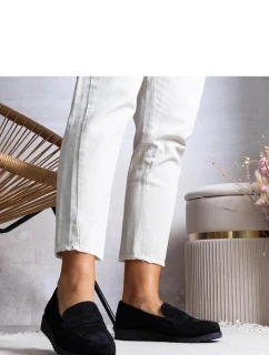 Dámské polobotky 210025B Černá - Laura La.Fi