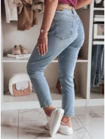 Dámské džínové kalhoty slim fit s květinovým vzorem ARTJEANS blue FashionStreet UY2446