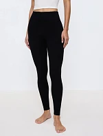 Dámské legíny Beauty Layers Leggings Wool - BLACK - černá 0004 TRIUMPH
