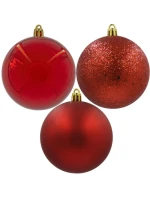 DEKORATIVNÍ PLASTOVÁ CETKA 6KS 80MM ČERVENÁ DEKORATIVNÍ PLASTOVÁ CETKA 6KS 80MM ČERVENÁ