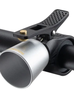 Stříbrný hliníkový zvonek na kolo Rockbros pro děti