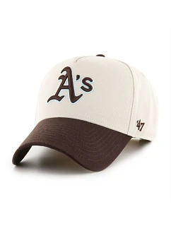 Čepice s kšiltem Brand `47 Oakland Athletics Coop Sure Shot BCPTN-MDTTC18GWP-BN08