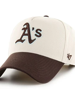 Čepice s kšiltem Brand `47 Oakland Athletics Coop Sure Shot BCPTN-MDTTC18GWP-BN08