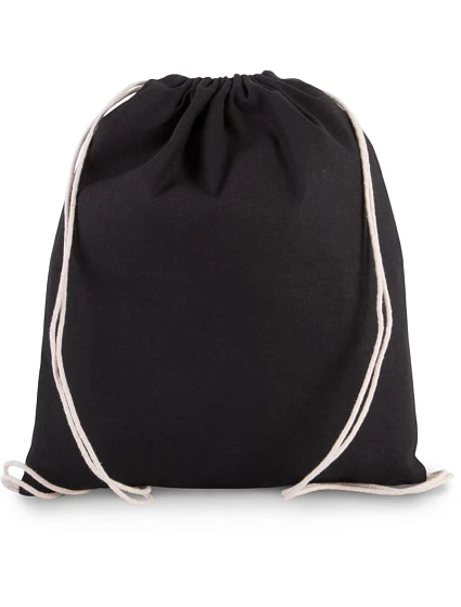 KI Sportovní vak z bio bavlny 19. black model 22499447 - Kimood KI Sportovní vak z bio bavlny 19. black model 22499447 - Kimood