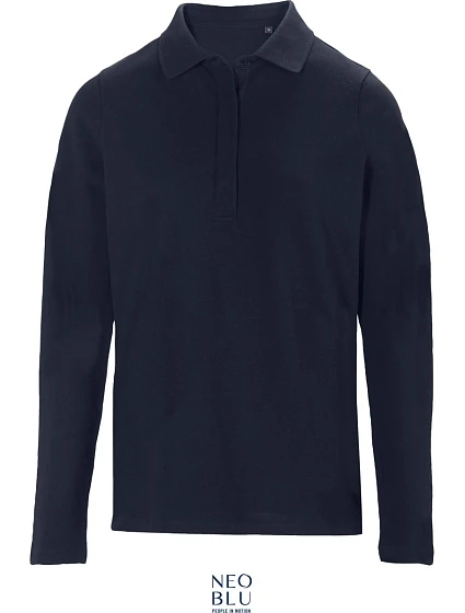 NEOBLU Owen LSL Women Dámské těžké piqué polo s dlouhým rukávem 24.4397 night blue NEOBLU Owen LSL Women Dámské těžké piqué polo s dlouhým rukávem 24.4397 night blue