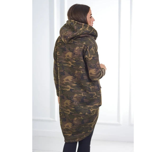 Mikina s dlouhými zády model 18745101 - K-Fashion