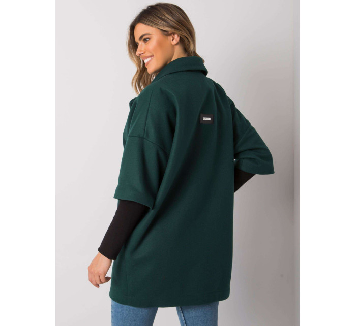 Dámský kabát CHA PL 0409.30x tmavě zelený