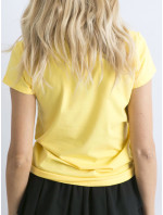 Broskvově žluté tričko