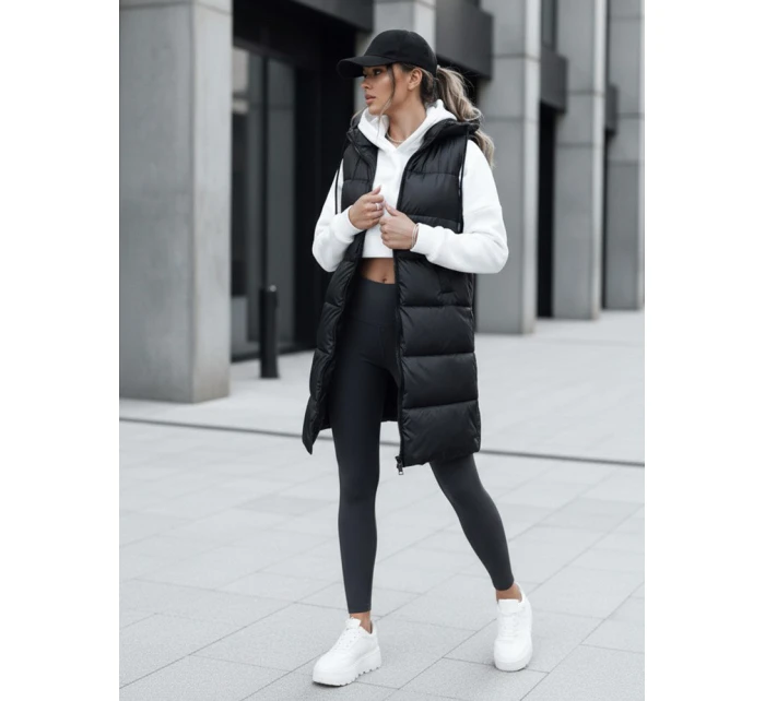 Dámská prošívaná vesta  černá Dstreet model 21970197 - FashionStreet