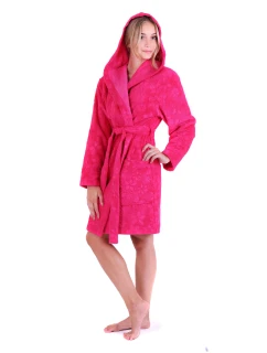 Bibi s kapucí malinová