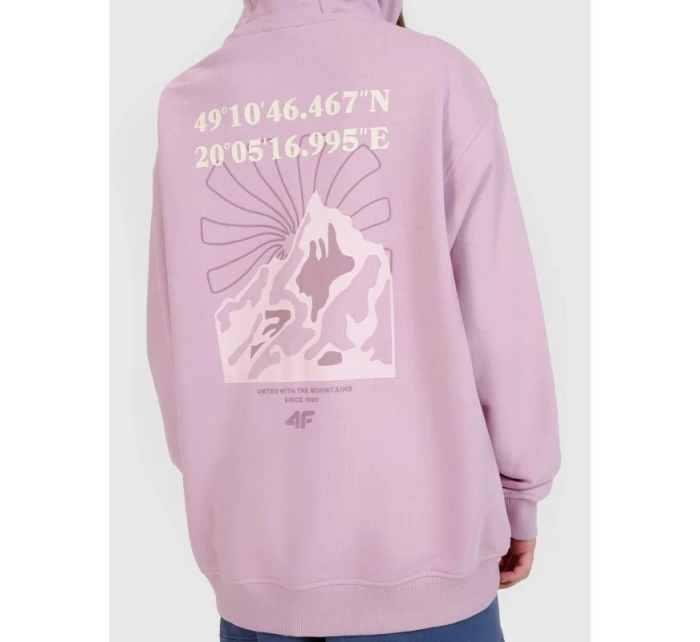 Dívčí mikina s kapucí 4F 4FJWSS25TSWSF1482-52S Dívčí mikina s kapucí 4F 4FJWSS25TSWSF1482-52S