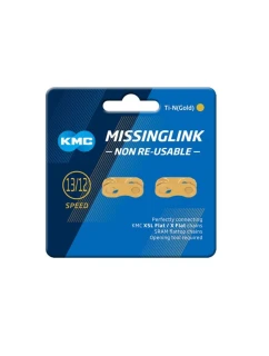 KMC FLATNR konektor 2 kusy blistr zlatý