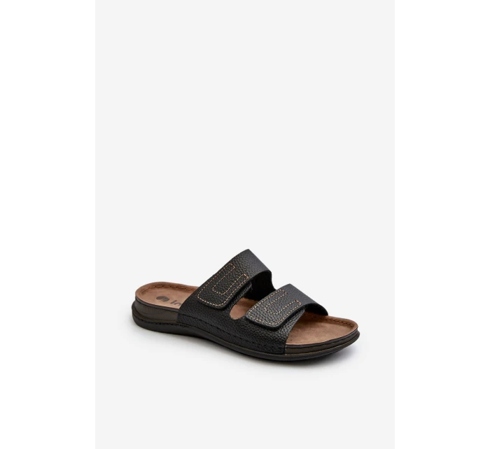 Pohodlné pánské sandály s na  černé model 21665818 - Inblu