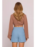 model 21136122 Džínové šortky světle modré - Moe