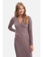 B307 Pletené tužkové šaty - cococa