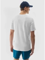 Pánské tričko s potiskem 4F - bílé