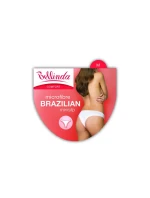 Dámské kalhotky brazilky BRAZILIAN MINISLIP Černá - BELLINDA