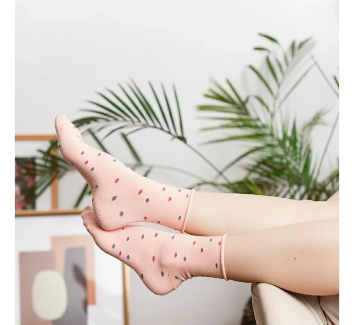 Vzorované netlačící ponožky Steven art.099 35-40