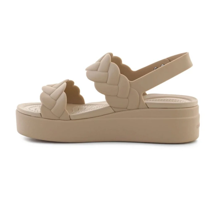 Sandály Crocs Brooklyn Woven Low Wedge W 209977-212