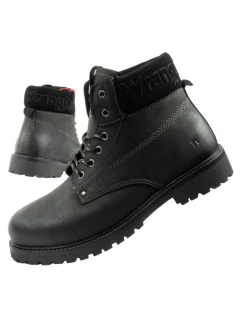 Arch pánské boty model 21420756 boty smart přírodní kůže černá - Wrangler